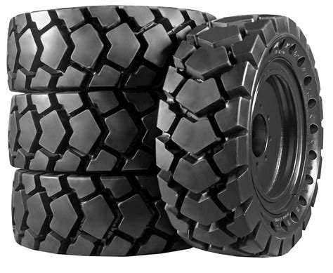 skid steer flat tire|solid tires for skid steer.